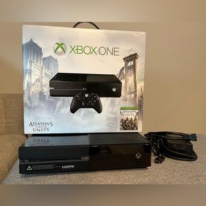 Xbox One console with two controllers, headset, and amazing games!
